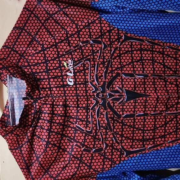 G-Like Cycling Shirt Size Large NWT Spider Man - Picture 2 of 6